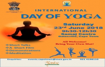 International Day of Yoga, 23 June 2018
