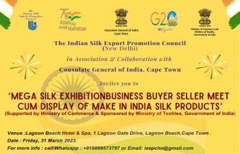 The Indian Silk Export Promotion Council's Exhibition