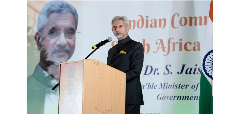 Visit of Hon'ble External Affairs Minister, Dr. S. Jaishankar to Cape Town.