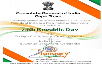 Flag hoisting Republic Day