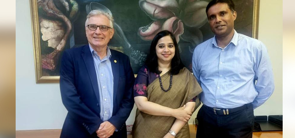  Consul General,Ms. Ruby Jaspreet paid a courtesy call on Dr.Wim de Villiers, Vice Chancellor and Prof. Deresh Ramjugernath Vice Chancellor designate of Stellenbosch University